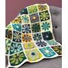 Retro Daisy Baby Blanket gemaakt van Scheepjes Stone Washed en Minerals