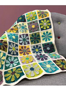 Retro Daisy Baby Blanket
