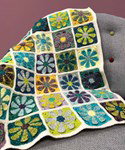 Haakpatroon Retro Daisy Baby Blanket