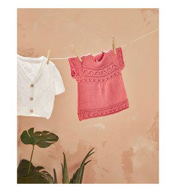 Meisjes shirt gemaakt van Phildar Phil Ecocoton