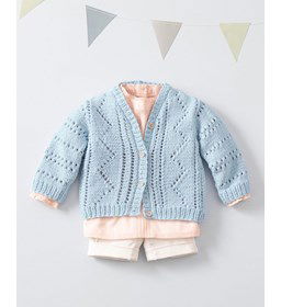 Meisjesvest gemaakt van Phildar Phil Pima