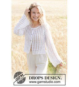 Maankant Vest gemaakt van Drops Belle