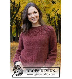 Damestrui gemaakt van Drops Brushed Alpaca Silk