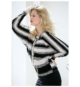 Damesvest met vleermuis mouwen