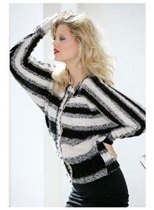 Damesvest met vleermuis mouwen