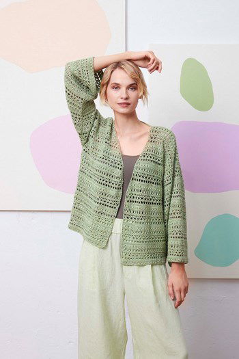 Recht damesvest Artemis met V-hals