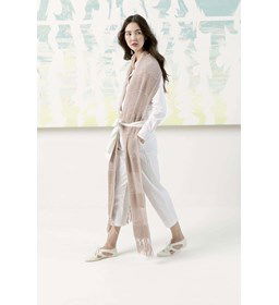 Sjaal gemaakt van Lang Yarns Norma - Norma Color