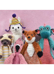 Haakpatroon lappenpop vos gemaakt van Durable Teddy