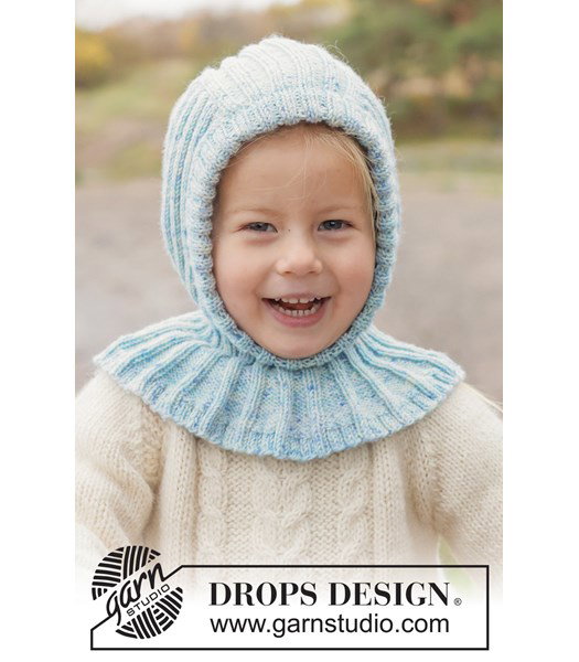 Breipatroon balaclava voor kinderen Crystal Chill Balaclava