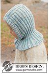 Breipatroon balaclava voor kinderen Crystal Chill Balaclava van andere kant