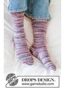 Klassieke wollen sokken breien met DROPS Fiesta