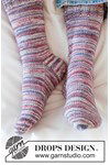Breipatroon Klassieke wollen sokken breien met DROPS Fiesta van andere kant