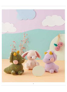 Ricorumi Cute, Cuter, Kawaii Dino en Konijntje