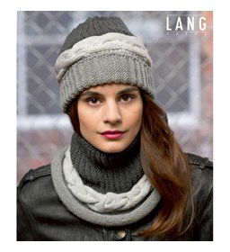 Damessjaal gemaakt van Lang Yarns Merino plus
