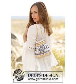 Tasje gemaakt van Drops Cotton Light