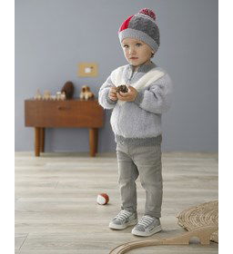 Kinder vest gemaakt van Phildar Phil Gourmand