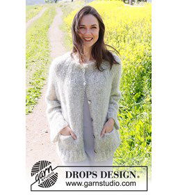 Damesvest gemaakt van Drops Melody