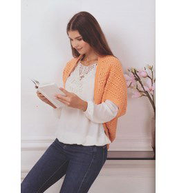 Sunshine Shrug gemaakt van Scheepjes Eliza