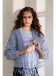 Damesvest met brede heupboord