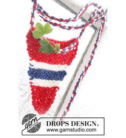 Gebreide slingers van Alaska voor feestdagen. gemaakt van Drops Alaska