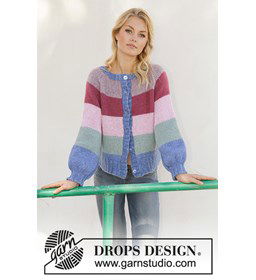 Dames vest gemaakt van Drops Air