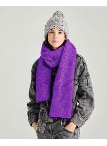 Sjaal in ribbelsteek