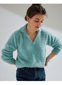 Damestrui met reverskraag