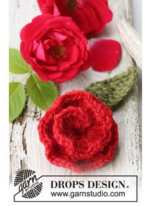 Gehaakte roos van Nepal