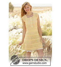 Goldfinch gemaakt van Drops Cotton Merino