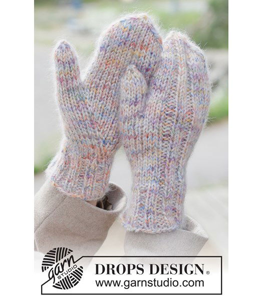 Breipatroon Luxe gebreide wanten met wol, mohair en zijde