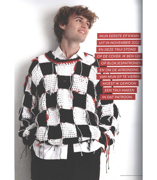 Haakpatroon damestrui of herentrui M.I.A. Sweater