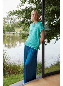 Damesshirt met ronde hals