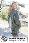 Breipatroon Finnley Cardigan van andere kant