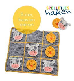 Spelletje gemaakt van Scheepjes Catona 25 en 10 gram