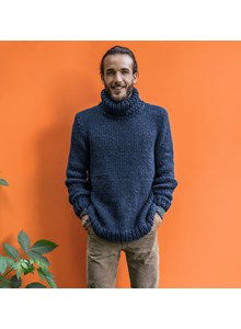 Herentrui in tricot- en boordsteek