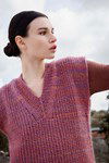 Breipatroon Dames spencer Soaring Rush van andere kant