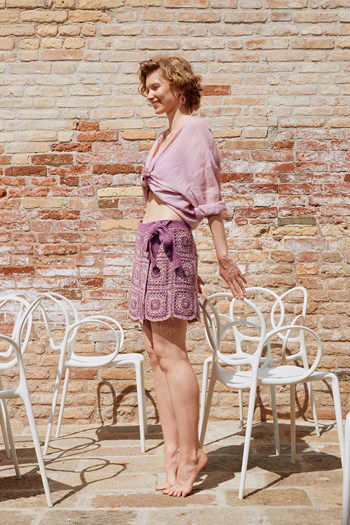 Wikkelrok Creative Flow met striksluiting