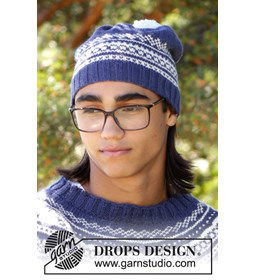 Muts Lofoten Hat gemaakt van Drops Lima
