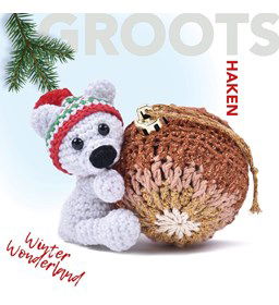 Kerstbal IJsbeer gemaakt van Durable Glam