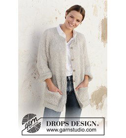 Damesvest gemaakt van Drops Melody