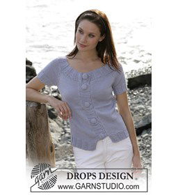 Vest met korte mouw gemaakt van Drops Muskat