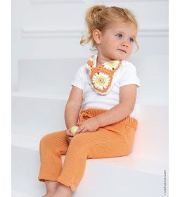 Recht kinderbroekje gemaakt van Elastiek - band