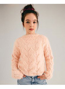 Kindertrui in kantpatroon