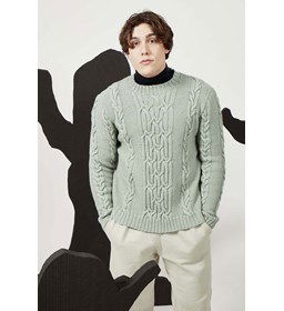 Herentrui gemaakt van Lang Yarns Merino 120 en 120 Color