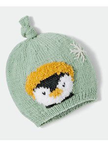 Kindermuts met geknoopte punt
