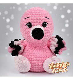 Fluppie Flamingo gemaakt van Vulling