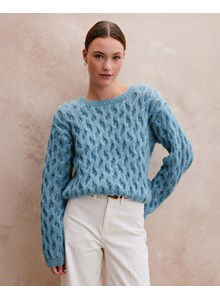 Damestrui met verticaal golvend patroon