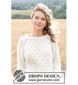 Lente Sneeuwvlok Trui gemaakt van Drops Air