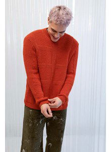 Herentrui in groot blokpatroon