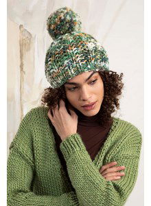 Muts met grote pompon